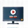 Ícone representando vídeo ou streaming